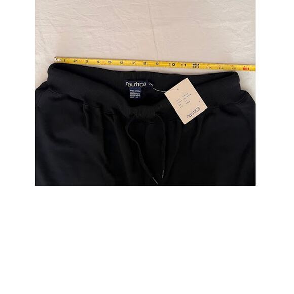 VTG NWT Nautica Sweatpants Mens Classic Black Size Large - Picture 4 of 7